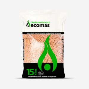 12 Bolsas de Pellet Ecomas de 15 Kilos